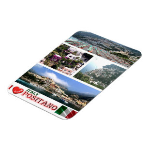 Italië - Campanië - kust van Amalfi - Positano - Magneet