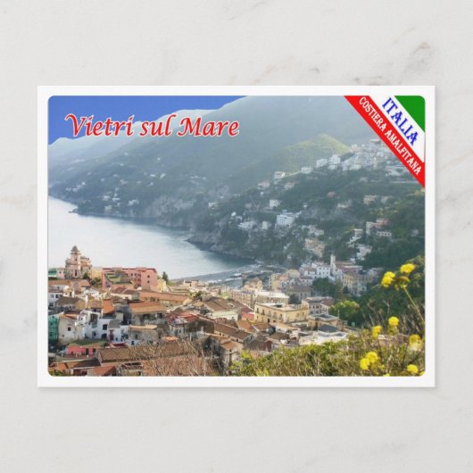 Italië - Campanië - kust van Amalfi - Vietnam - Briefkaart (Voorkant)