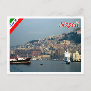 Italië - Campanië - Napels - Harbour - Briefkaart