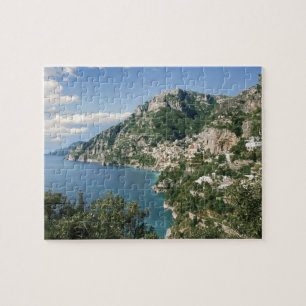 Italië, Campanië, Sorrentine Peninsula, Positano Legpuzzel