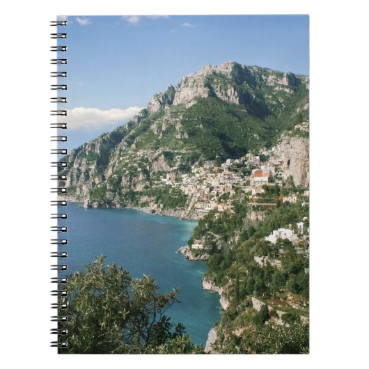 Italië, Campanië, Sorrentine Peninsula, Positano Notitieboek (Voorkant)