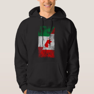Italië Canada Vlaggen - Italiaans Canadees Hoodie