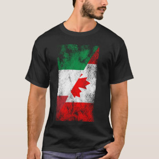 Italië Canada Vlaggen - Italiaans Canadees T-shirt