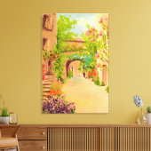 Italië Canvas Afdruk (Insitu (Woonkamer))