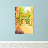 Italië Canvas Afdruk (Insitu (Houten vloer))
