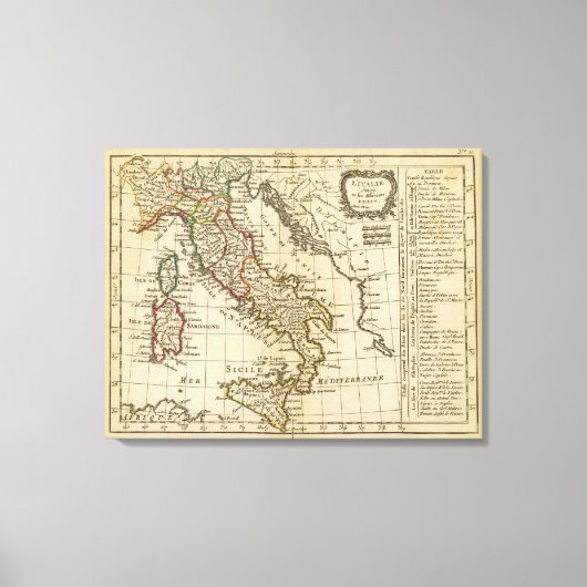 Italië Canvas Afdruk (Voorkant)