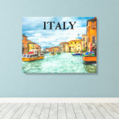Italië Canvas Afdruk (Insitu (Houten vloer))