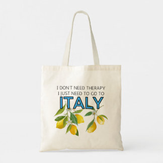 Italië Canvas tas, Tote Bag