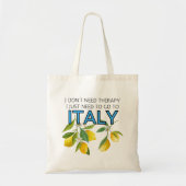 Italië Canvas tas, Tote Bag (Voorkant)