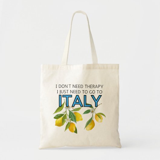Italië Canvas tas, Tote Bag (Voorkant)