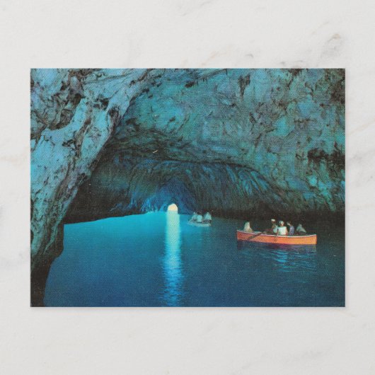  Italië, Capri, Blue Grotto Briefkaart (Voorkant)