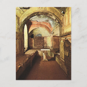 Italië, Catacombs van Priscilla, Rome Briefkaart