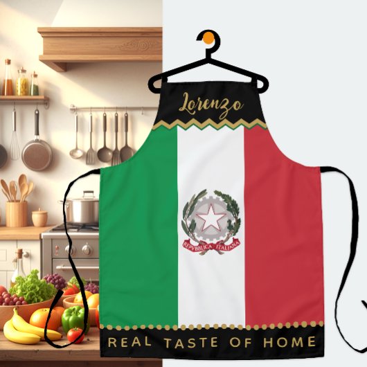 Italië Chefs Schort, Keuken, Italiaans Vlag Schort