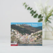 Italië Cinque Terra Briefkaart (Staand voorkant)