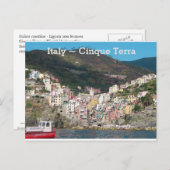 Italië Cinque Terra Briefkaart (Voorkant / Achterkant)
