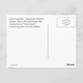 Italië Cinque Terra Briefkaart (Achterkant)