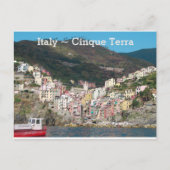 Italië Cinque Terra Briefkaart (Voorkant)