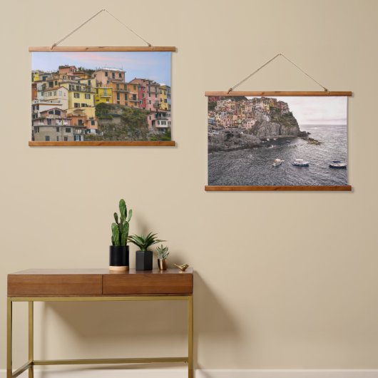 Italië Cinque Terre Hangend Wandkleed (Asymmetrisch)