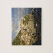 Italië, Cinque Terre, Manarola. Overval op afgrond Legpuzzel (Verticaal)