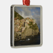 Italië, Cinque Terre, Manarola. Overval op afgrond Metalen Ornament (Rechts)