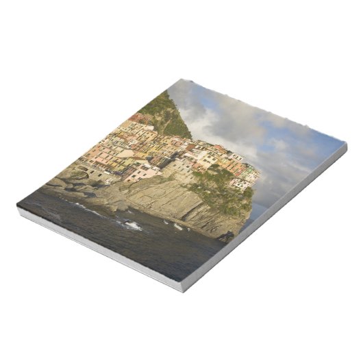 Italië, Cinque Terre, Manarola. Overval op afgrond Notitieblok (Linkerzijde)