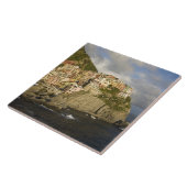 Italië, Cinque Terre, Manarola. Overval op afgrond Tegeltje (Zijkant)