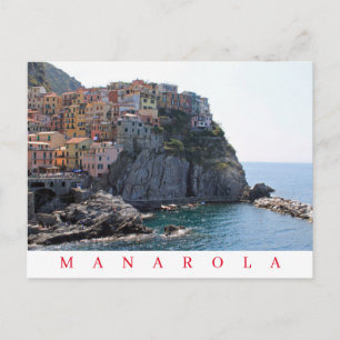 Italië Cinque Terre Manarola uitzicht briefkaart