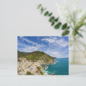 Italië, Cinque Terre, Vernazza, Hillside Town of 2 Briefkaart (Staand voorkant)