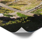 Italië, Cinque Terre, Vernazza, stad Hillside Poster (Hoek)