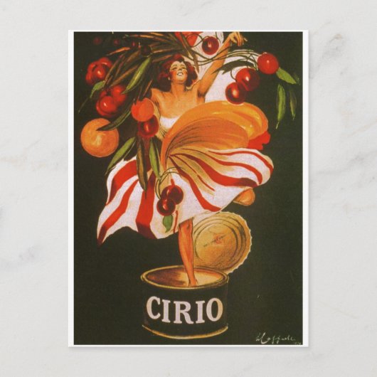 Italië - Cirio Tomaten Briefkaart (Voorkant)