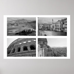 Italië Collage Poster