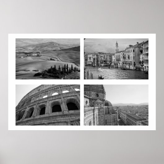 Italië Collage Poster (Voorkant)