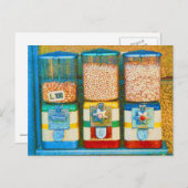 Italië Colorful 1950s Retro Nut Dispensers Briefkaart (Voorkant / Achterkant)