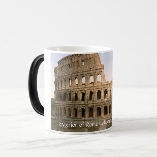 Italië, Colosseum Exterior, Rome Magische Mok (Voorkant links)