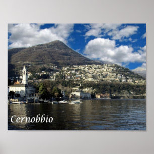 Italië - Como Lake - Cernobbio - Poster