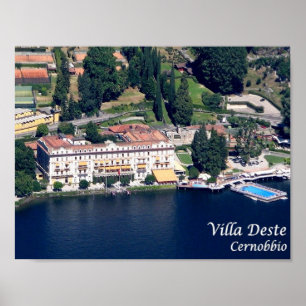 Italië - Como Lake - Cernobbio - Villa D'Este - Poster