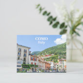Italië - Como Stadshuizen Briefkaart (Staand voorkant)