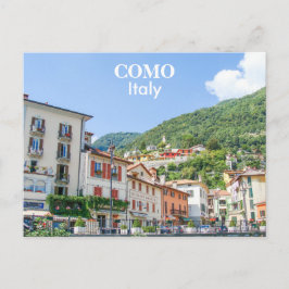 Italië - Como Stadshuizen Briefkaart