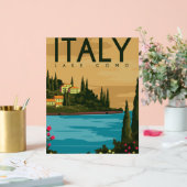 Italië Comomeer Acryl Bord (Huwelijk)