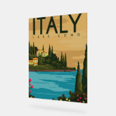 Italië Comomeer Acryl Bord (Hoek)