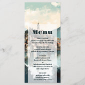 Italië Comomeer Bestemming Bruiloft Menu (Voorkant)