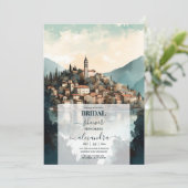 Italië Comomeer Bestemming Vrijgezellenfeest Kaart (Staand voorkant)