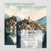 Italië Comomeer Bestemming Vrijgezellenfeest Kaart (Voorkant / Achterkant)