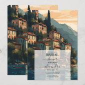 Italië Comomeer Bestemming Vrijgezellenfeest Kaart (Voorkant / Achterkant)