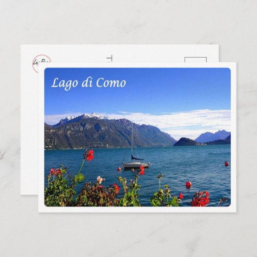 Italië - Comomeer - Briefkaart (Voorkant / Achterkant)