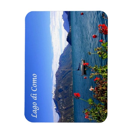 Italië - Comomeer - Magneet (Verticaal)