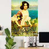  Italië Comomeer Reisposter | Lago di Co Poster (Thuiskantoor)