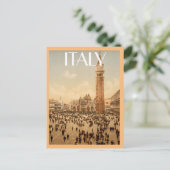  Italië concert St Marks Place Venice Briefkaart (Staand voorkant)