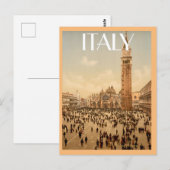  Italië concert St Marks Place Venice Briefkaart (Voorkant / Achterkant)