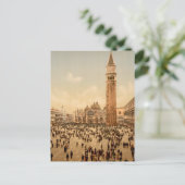 Italië concert St Marks Place Venice Travel Briefkaart (Staand voorkant)